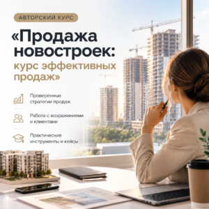 Интенсив "Продажа новостроек: курс эффективных продаж"