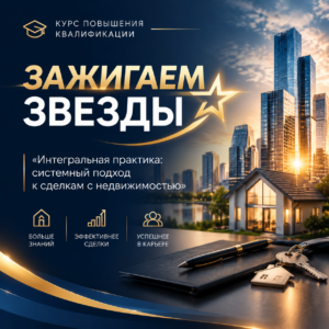 ️  ЗАЖИГАЕМ ЗВЕЗДЫ- «Интегральная практика: системный подход к сделкам с недвижимостью»