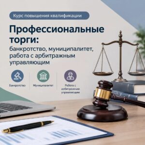 «Профессиональные торги: банкротство, муниципалитет, работа с арбитражным управляющим» -Курс повышения квалификации